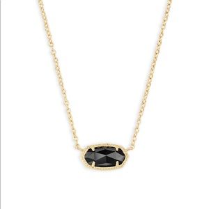 Kendra Scott Black “Elisa” Necklace